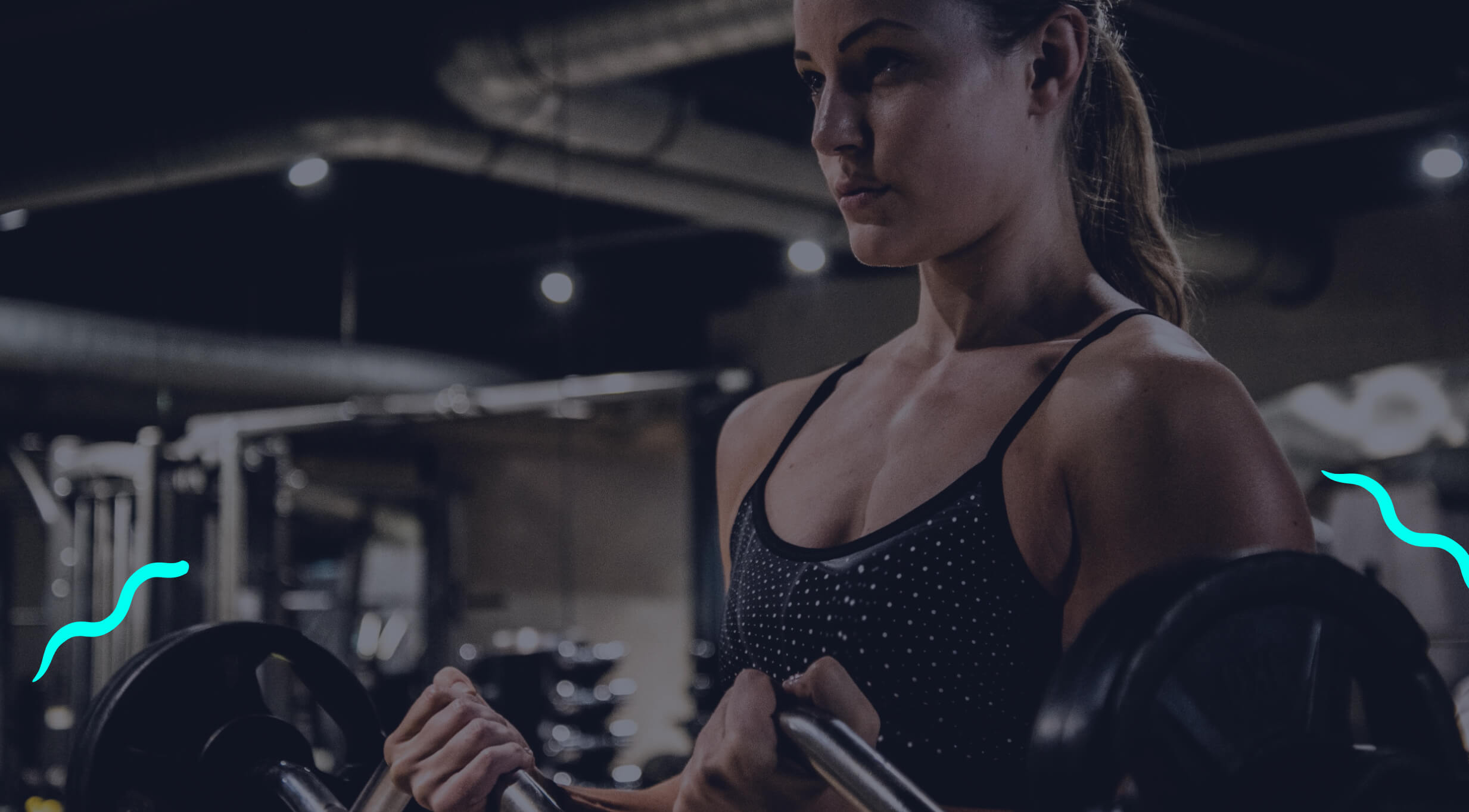 Lady training